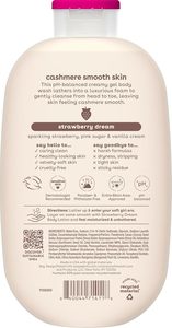 ครีมอาบน้ำ EOS Strawberry Dreams Cashmere ขนาด 16 ออนซ์ สูตรบำรุงผิวเนียนนุ่มด้วยเชียบัตเตอร์ วิตามินอี ปรับสมดุลค่า pH เหมาะสำหรับผู้ทานวีแกน ขายส่ง - Product Image 2