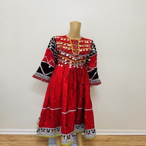 Robe Afghani Pour Les Femmes En Prix De Gros Couleur Verte Longue Maxi Style Robes Traditionnelles Afghani 2025 - Product Image 6