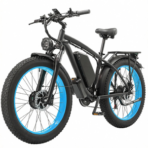 Bicicletta Elettrica KETE a Doppio Motore per Adulti, Potenza di Picco 4000W, Pneumatici Fat 26''x4'', Bici Elettrica Tutto Terreno con Batteria 48V 23AH - Product Image 1
