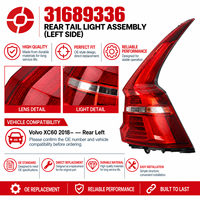 Feu arrière extérieur gauche à LED, ensemble de feux arrière 31689336 pour Volvo XC60 2018-2024, pièces de rechange d'éclairage automobile