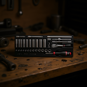 Juego de Llaves de Trinquete y Vasos Usag de 44 Piezas, Juego de Vasos Duradero para Uso Versátil - Product Image 3