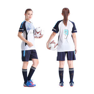 Maillot de Football personnalisé pour filles, vente en gros, uniforme de Football de haute qualité pour femmes, maillot de Football respirant pour femme - Product Image 5