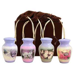 Urna de cremación de aluminio de diseño personalizado, urna de ceniza funeraria hecha a mano, calidad de exportación conmemorativa única - Product Image 4