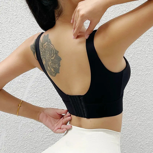 Vêtements de Sport personnalisés en gros, soutien-gorge de Yoga pour femmes, vêtements de Fitness, coupe souple réglable, soutien-gorge de Sport à fort Impact, grande taille - Product Image 6