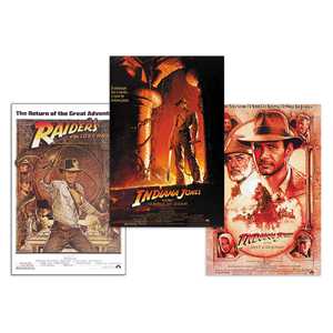Juego de 3 Pósters de la Película Indiana Jones para Decoración de Pared - Product Image 2