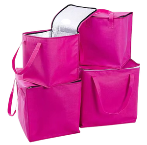 Bolsa térmica aislada de gran capacidad para servicio pesado para entrega de alimentos, bolsa térmica impermeable con logotipo personalizado para motocicleta - Product Image 1