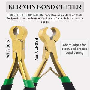 Premium Hair Extension Tool Keratin Bonding <b>Cutter</b> Plier to Cut Keratin Fusion Extensions Bonds Comfortable Handle, Lightweight - Product Image 2