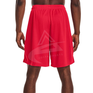 Shorts de jogging pour hommes en maille 100% polyester de qualité supérieure, respirants, séchage rapide, avec cordon de serrage, taille mi-haute, service OEM - Product Image 3
