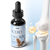 Oem Calcium Liquide Chiens Chats Multivitamine Calcium pour Chiens Fortifié Vitamines a C & D Os Dents Santé Immunitaire Soutien