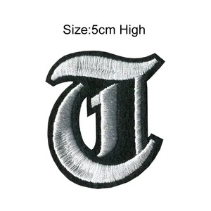 Parches bordados de tela personalizados más vendidos, insignias para coser, parches bordados, ropa, VELCRO, parches numéricos y alfabéticos - Product Image 6