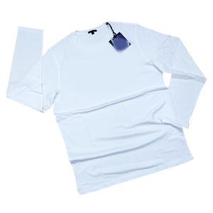 T-shirts à manches longues pour hommes 100% coton de haute qualité Style formel avec conception solide de broderie de Logo personnalisé pour l'hiver et l'été - Product Image 3