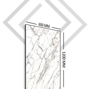 Prix usine Lot Design 60 par 120, 80 par 160, 80 par 80, 60 par 60 Cm Finition brillante Carreaux de céramique en porcelaine émaillée brillante Inde - Product Image 1