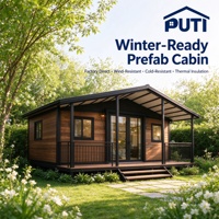 Maison conteneur extensible de luxe de 20 pieds, pod préfabriqué modulaire de 700 mm avec salle de bain pour le camping