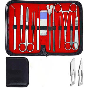 Kit de chirurgie mineure manuelle de haute qualité, 13 pièces, instruments chirurgicaux en acier inoxydable, certifié CE, ISO13485 classe I, réutilisable - Product Image 2