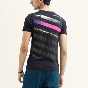 เสื้อยืดคุณภาพสูงสำหรับผู้ชายไซส์ใหญ่ พิมพ์ลายได้ตามต้องการ คอกลม แขนสั้น ผ้าฝ้าย 100% เสื้อยืดเปล่าสีพื้นสำหรับผู้ชาย - Product Image 5