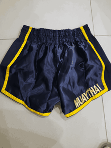 Short de MMA et de boxe léger de haute qualité Short Muay Thai respirant extensible dans les deux sens et confortable Motif solide - Product Image 3