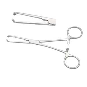 Forceps à tissus en acier manuel de précision, outil de préhension laparoscopique pour chirurgie mini-invasive par Surgiright - Product Image 3