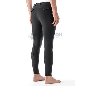 Culotte d'équitation pour homme, pantalon équestre polyvalent, coupe ajustée, respirant et coutures durables pour l'entraînement quotidien - Product Image 2