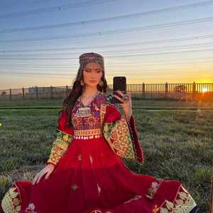 NOUVEAU TRENDY TOP QUALITÉ AFGHANI KUCHI WOMEN ROBE AVEC BELLE ÉCHARPE ET PANTALON À PRIX RAISONNABLE OEM ODM SERVICE - Product Image 4