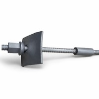 Barre filetée hélicoïdale pour le renforcement des roches dans l'exploitation minière et les tunnels - Système d'ancrage de qualité 500/830
