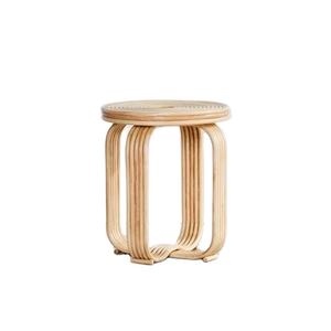 โต๊ะข้างหวายคุณภาพสูงเฟอร์นิเจอร์ในบ้านหวายธรรมชาติหวายสตูลโต๊ะท้ายห้องนั่งเล่นเฟอร์นิเจอร์Made in Vietnam - Product Image 1