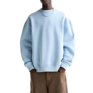 Haute Qualité 500gsm Lourd Pull À Capuche Français Terry Hoodies Drop Épaule Cordes Lourd Surdimensionné Hommes Hoodies - Product Image 6