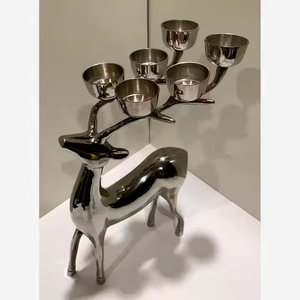 Bougie votive en métal en gros avec finition plaquée argent 2025 Home Decor T-light Holder Iron Design Bougeoirs disponibles - Product Image 1