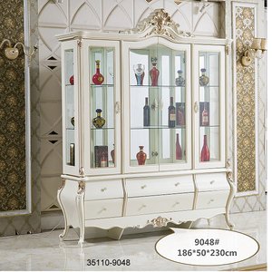 Armoire en verre en bois moderne 35110-9025 - Product Image 6