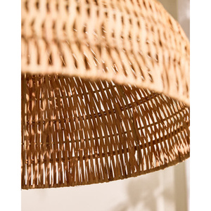 Roscoe ที่บังแสงเพดานในร่มทรงโดมขนาดใหญ่ใส่ง่ายทันสมัยแบบดั้งเดิมชาวเอเชียแบบเรียบง่ายหวายจากชายฝั่งทะเลญี่ปุ่นแบบชนบท - Product Image 4