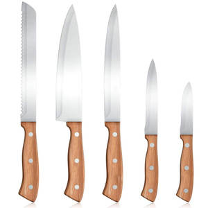 Handcrafted Stainless Steel Chef <b>Knife</b> Set with Premium Blade Finish and Comfortable Handles for Everyday Cooking - Product Image 1