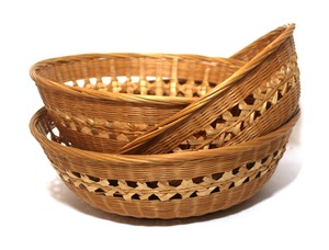 ตะกร้าหวายสานแบบสานสำหรับงานนำเสนออาหารธรรมชาติเป็นมิตรต่อสิ่งแวดล้อมสินค้าจากเวียดนาม - Product Image 4