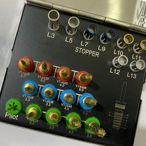 Set Dental Bur Drills Kit Implante quirúrgico Herramientas de odontología Kit de cirugía alemana de alta calidad Odontología Quirúrgica - Product Image 1