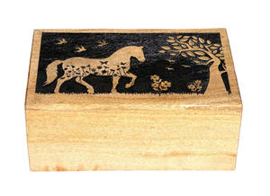 Urnes funéraires en bois modernes et décoratives, faites à la main, pour hommes et femmes - Product Image 2