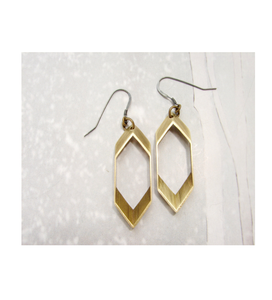 Joyería de moda geométrica de Latón chapado en oro pendientes de mujer de Calidad exclusiva accesorios de mujer más vendidos - Product Image 4