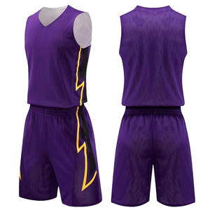 OEM y ODM Diseño personalizado Logo Ropa de baloncesto Sublimado Conjunto de baloncesto Jersey Uniforme Equipo Club Número Cosido Conjunto de baloncesto - Product Image 3