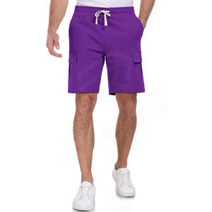 Pantalones Cortos Cargo Deportivos para Hombre, Diseño Personalizado, 100% Algodón, Pana, Impermeables, Transpirables, Estilo Urbano, Diseño Liso - Product Image 2