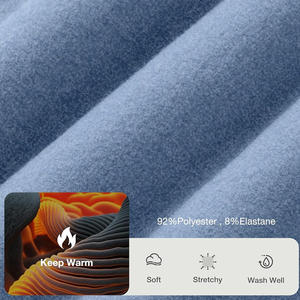 เสื้อสเวตเตอร์สำหรับออกกำลังกายของผู้ชายมีป้ายยี่ห้อและแท็กแบบปักสำหรับใส่ในยิมและอุปกรณ์ออกกำลังกายโลโก้ตามสั่ง - Product Image 2