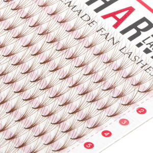 Silk Premade <b>Lash</b> Fans Glue Bonded Premade Color <b>Lashes</b> Label Custom <b>Lash</b> Box Wholesale Volume Mink Eyelash Custom Private Label - Product Image 1