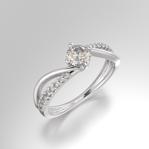 Vintage Gold Plated Women's Wedding Engagement <b>Ring</b> with Zircon <b>Custom</b> Jewelry for 925 Sterling Silver-Gift & Anniversary - Product Image 3