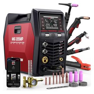 Maintenant disponible MIG 205 MP 9in1 Smart APP contrôlée soudeuse multiprocessus-Machine à souder en aluminium avec double tension - Product Image 1