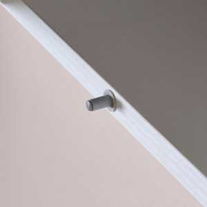 White Suspended Bathroom Column <b>Wall</b> <b>Shelf</b> - Product Image 6
