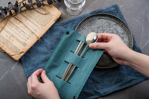 อุปกรณ์บนโต๊ะอาหารสแตนเลส304แบบพกพา - Product Image 4