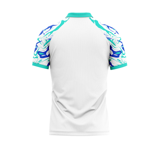 Camiseta de polo sin costuras con estampado sostenible OEM ODM Sportwear Factory Tennis & Pickleball Active Tops Fabricante - Product Image 4