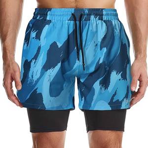 Short athlétique d'entraînement Short de sport à séchage rapide avec poches, short de course d'exercice de sport pour homme - Product Image 3