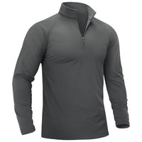 Sweat-shirt d'hiver à fermeture éclair, col quart-zip, conception personnalisée OEM, tissu polaire 100% polyester coupe ajustée, tissu premium coupe-vent, expédition mondiale