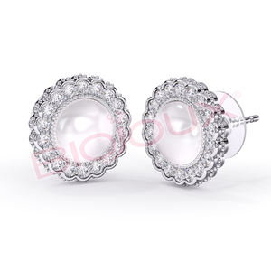 Biojoux Brand BJT212 Trendy <b>Ball</b> 12mm <b>Medical</b> Steel 316L Hypoallergenic Stud Earrings for Women - Product Image 3