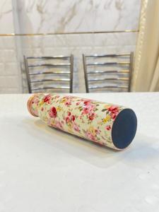 ขวดน้ำทองแดงบริสุทธิ์พร้อมประโยชน์ต่อสุขภาพของโยคะอายุรเวทประโยชน์ต่อสุขภาพ | ขวดน้ำทองแดงเคลือบเงาพร้อมอายุรเวท - Product Image 5