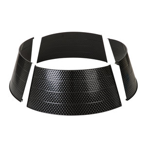 Diseño Premium Collar de árbol de Navidad negro Soporte de base de árbol de Navidad de hierro de alta calidad para artículos de decoración de Navidad - Product Image 1