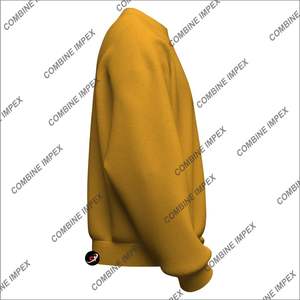 เสื้อสเวตเตอร์มีซิปสไตล์ผ้าฝ้าย100% ย้อมสีล้วนปักโลโก้ได้ตามต้องการสำหรับฤดูหนาวสินค้ามาใหม่ - Product Image 6