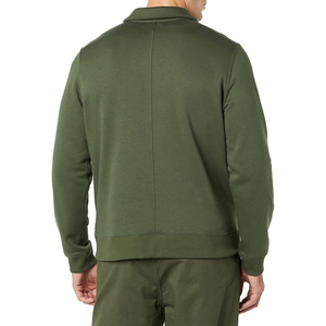 Sweat-shirt à demi-fermeture éclair en polaire pour hommes avec logo personnalisé Quarter 1/4 Half Zip up High Neck Oversized Pullover Hoodies avec service OEM - Product Image 6